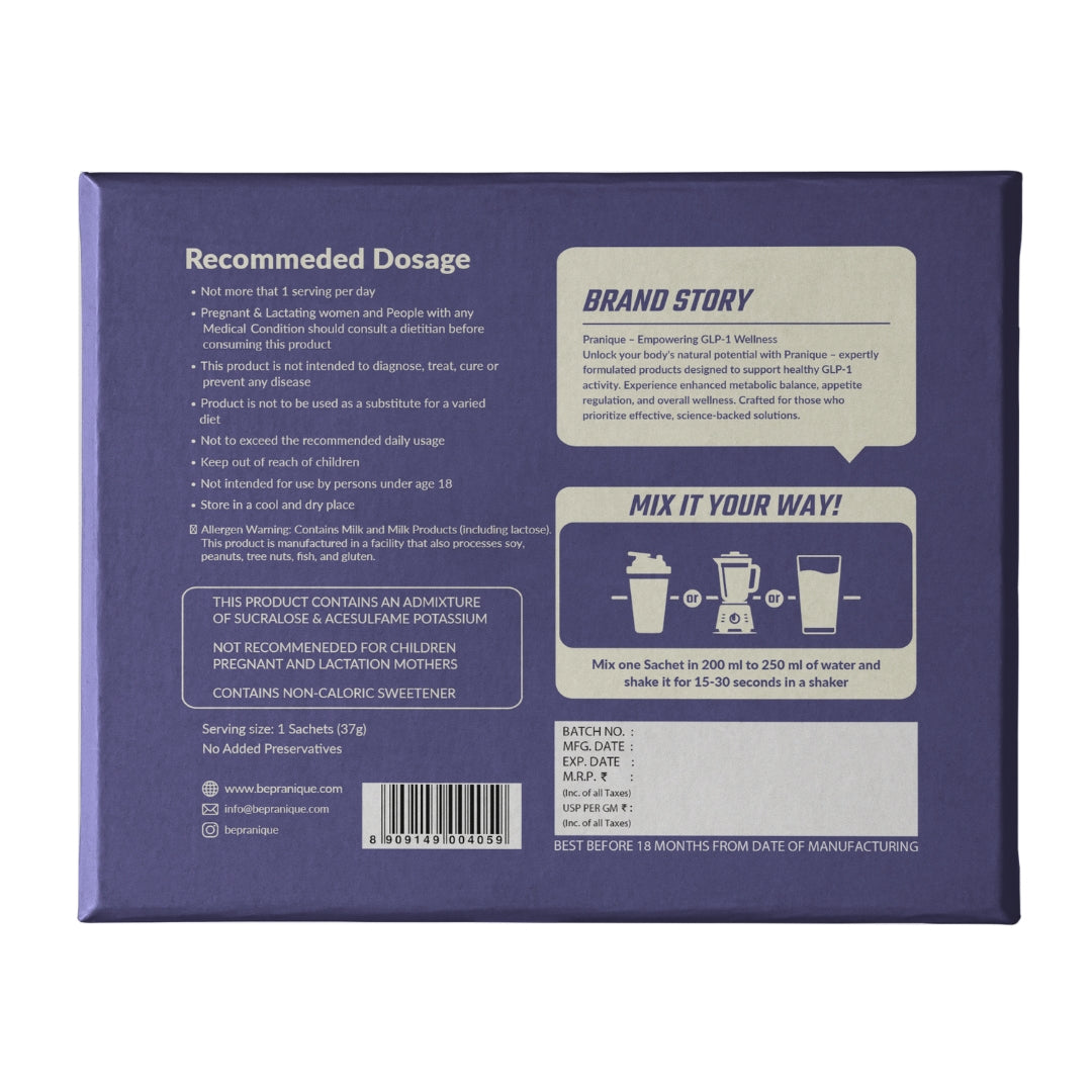 Pranique Protein - Chocolate Flavor